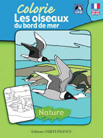 Je Colorie Oiseaux du Bord de Mer (Fr., Engl.)