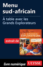 Menu sud-africain - À table avec les Grands Explorateurs