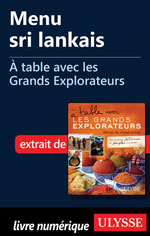 Menu sri lankais - À table avec les Grands Explorateurs