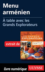 Menu arménien - À table avec les Grands Explorateurs