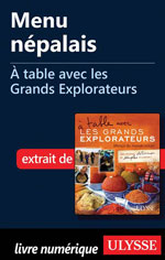 Menu népalais - À table avec les Grands Explorateurs