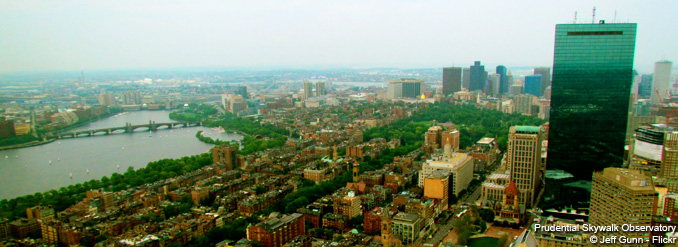 5 lieux d&rsquo;o&ugrave; profiter de belles vues sur Boston