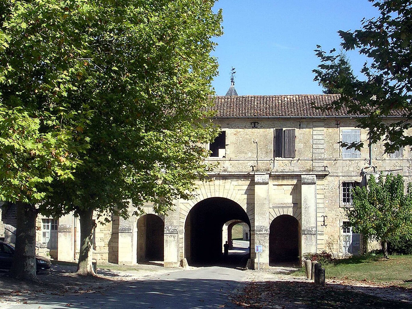 La porte Royale de la citadelle de Blaye, vue intérieure. Par Jibi44 — CC BY-SA 3.0