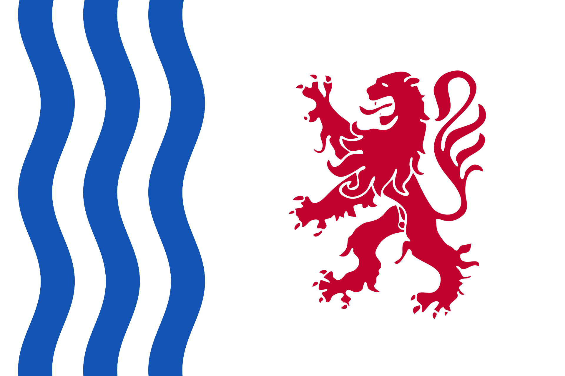 Drapeau de la Nouvelle-Aquitaine. Par Chabe01 — Domaine public