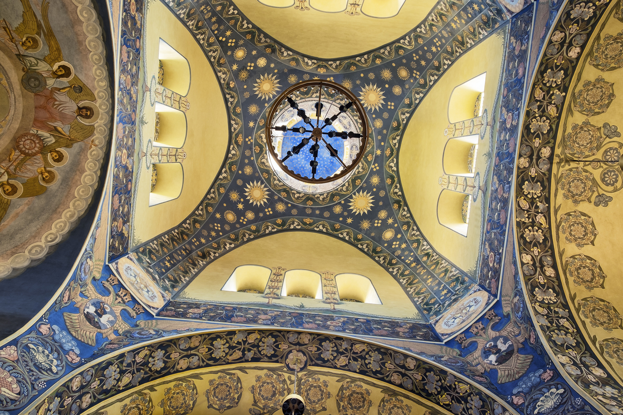 La cathédrale orthodoxe russe Saint-Nicolas à Nice