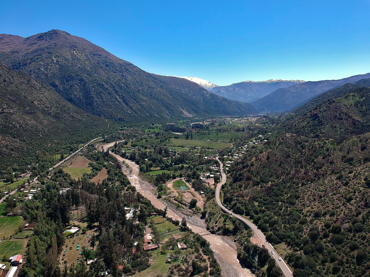 Les vignobles de la vallée de Maipo