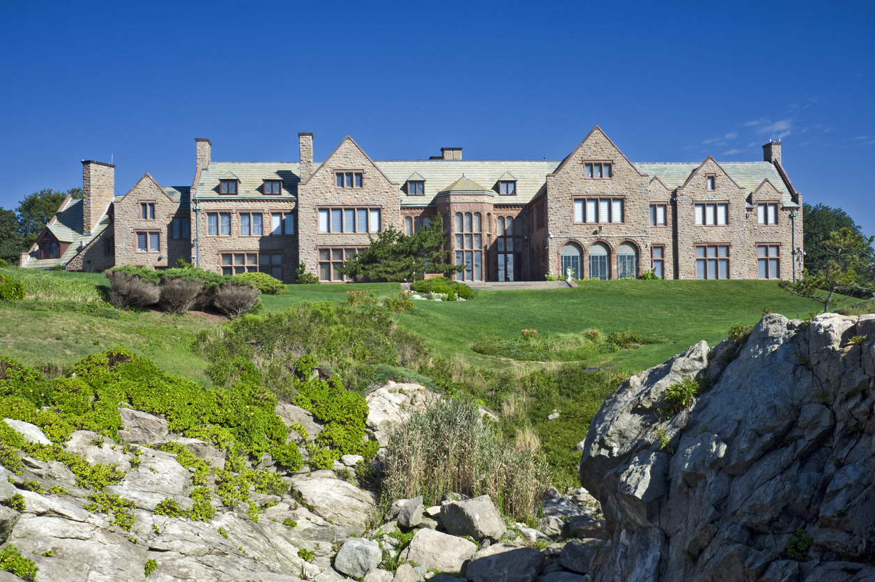 La Cliff Walk à Newport, Rhode Island 