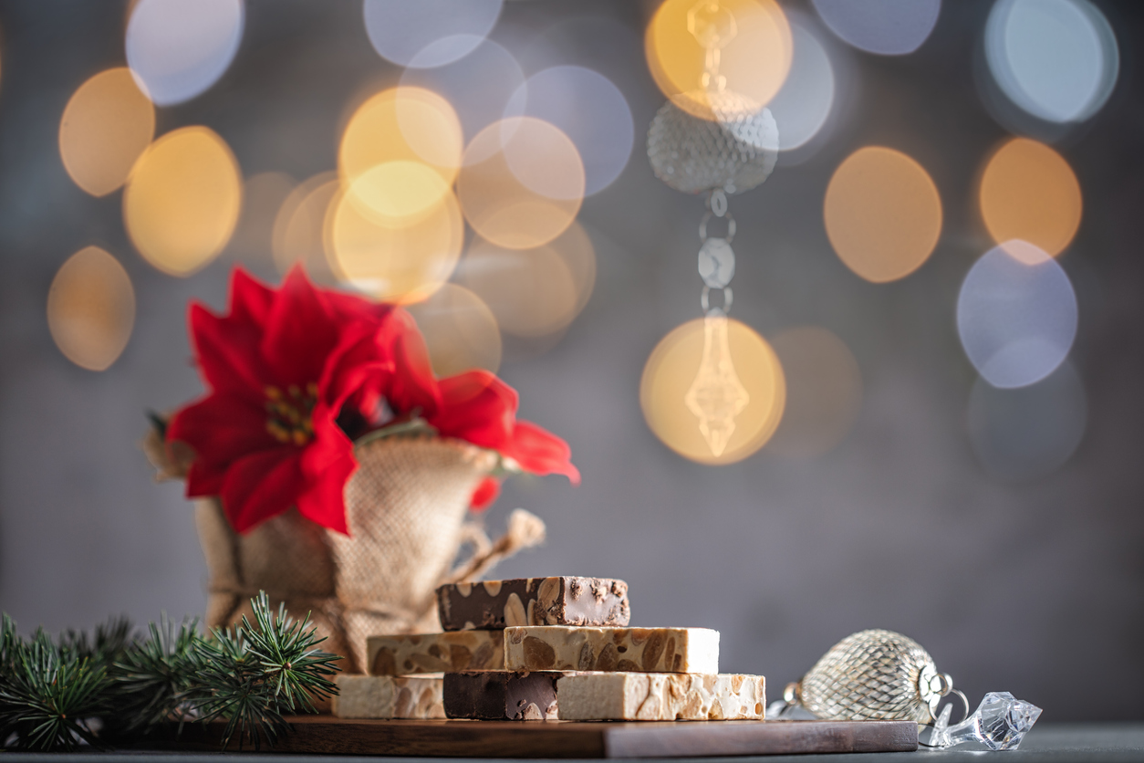 Les amandiers de l’Alicante et le turrón, dessert typique des fêtes de Noël en Espagne