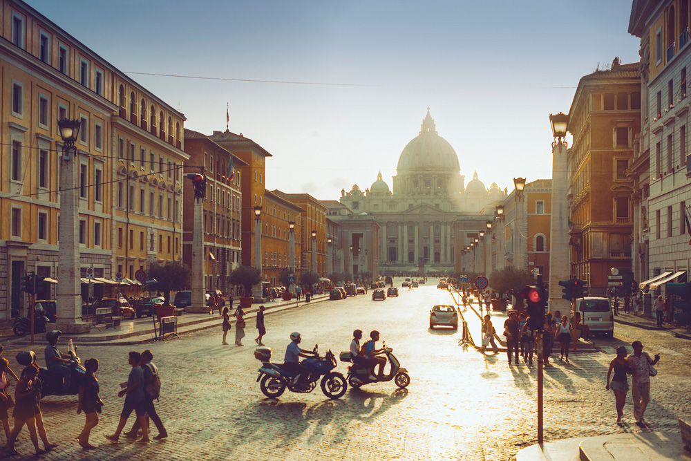 Déplacement à Rome