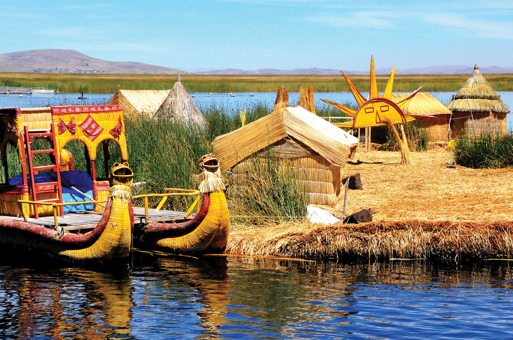 Les îles Uros sur le lac Titicaca