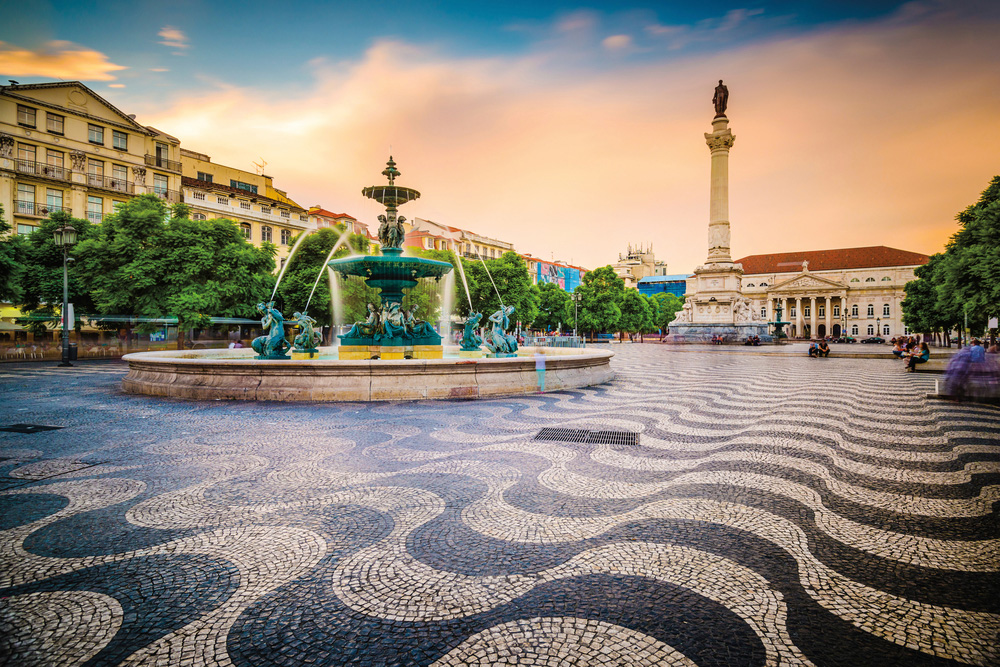 Le Rossio et la Baixa
