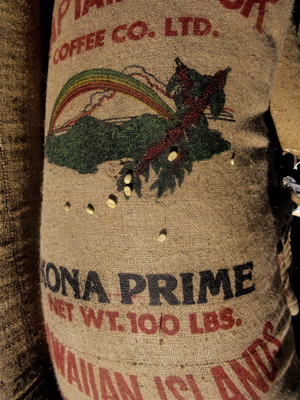Sac de caf&eacute; &laquo; Captain Cook &raquo;.  &copy; Claude Herv&eacute;-Bazin