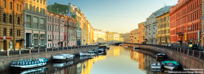 Croisi&egrave;re en Russie entre Moscou et Saint-P&eacute;tersbourg