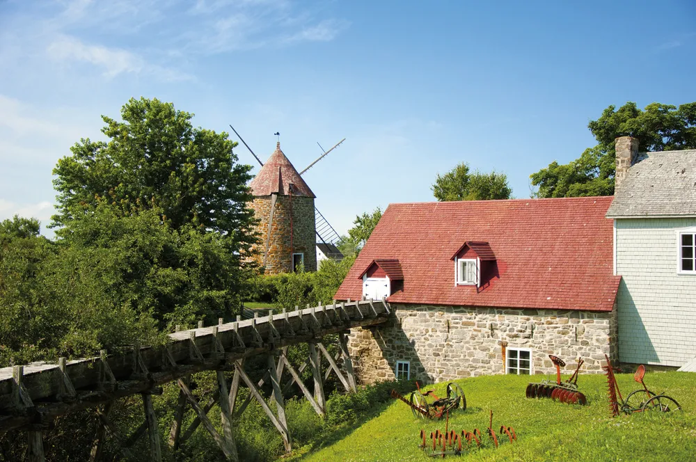 Le site du Moulin sur l'île aux Coudres
© Dreamstime - Mikeaubry

