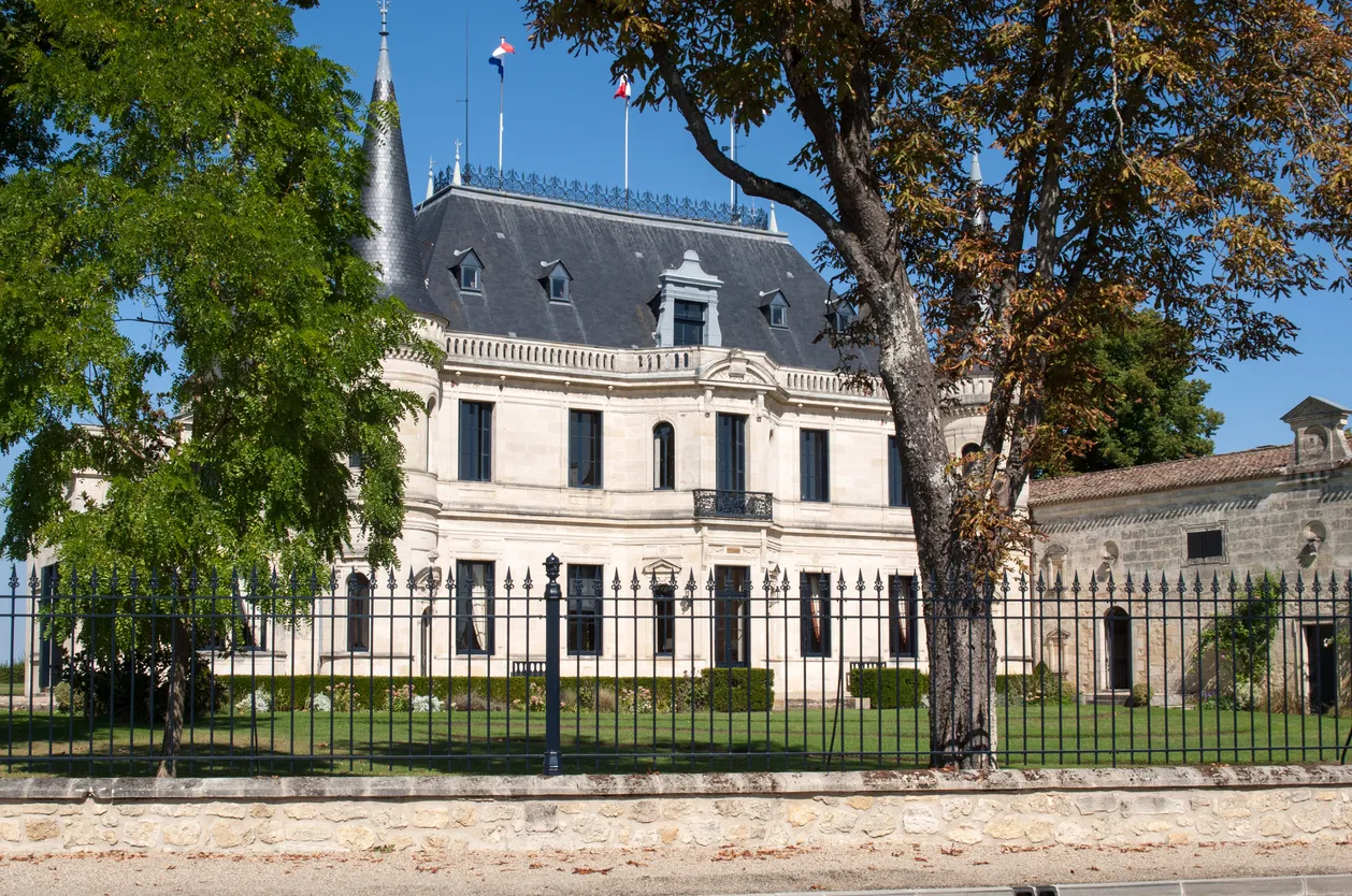 Le château de Palmer, de l'architecte Charles Burguet, sur l'aire de production du Margaux © iStock / wjarek