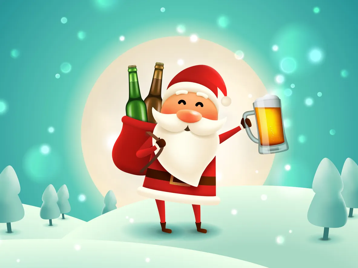 Les bières de Noël, une tradition bien belge! Photo © iStock- Vyacheslav Rakitskiy