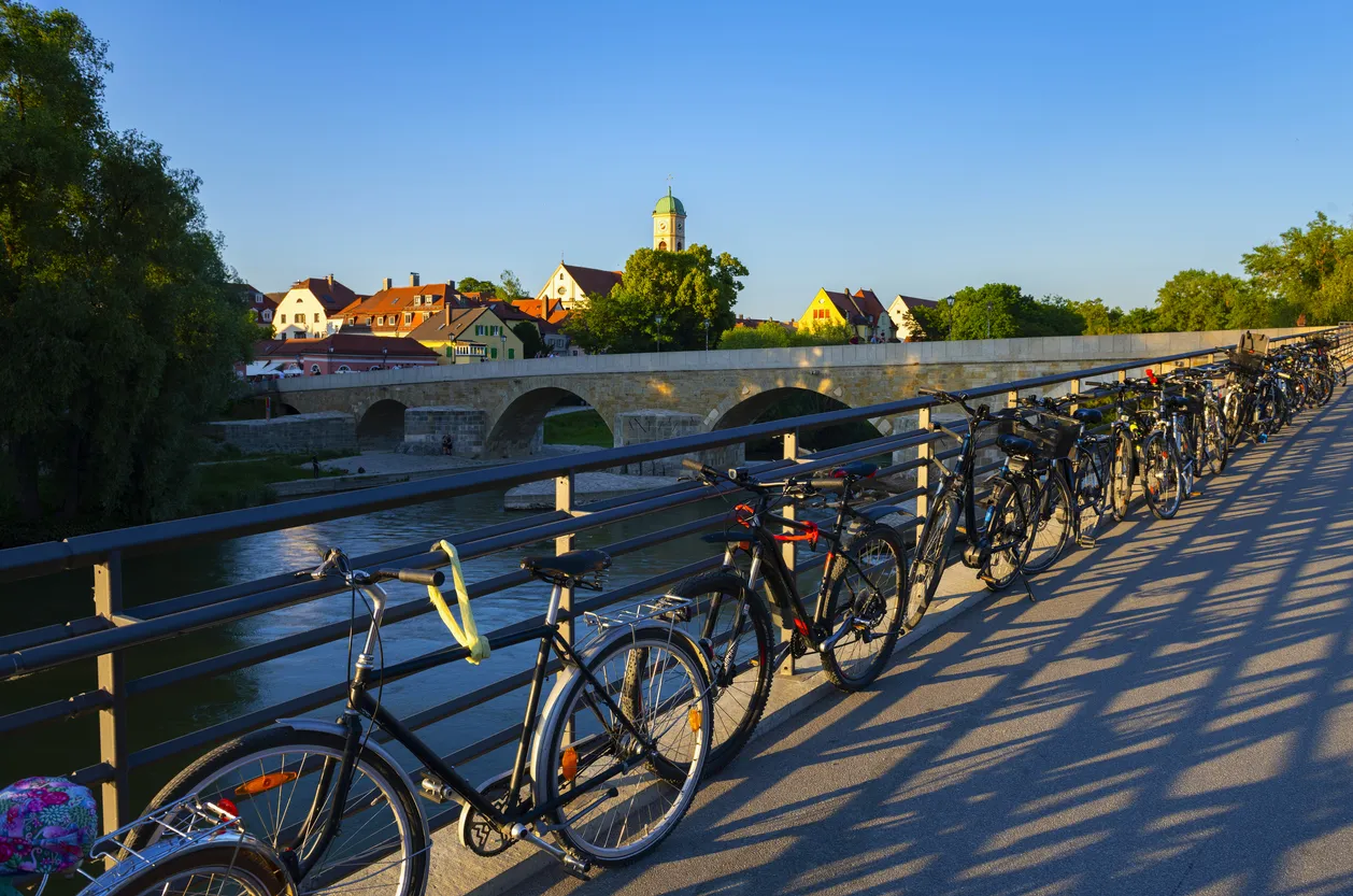 Le Danube à Regensburg, ville qui a préservé son centre médiéval
© iStock / Janek