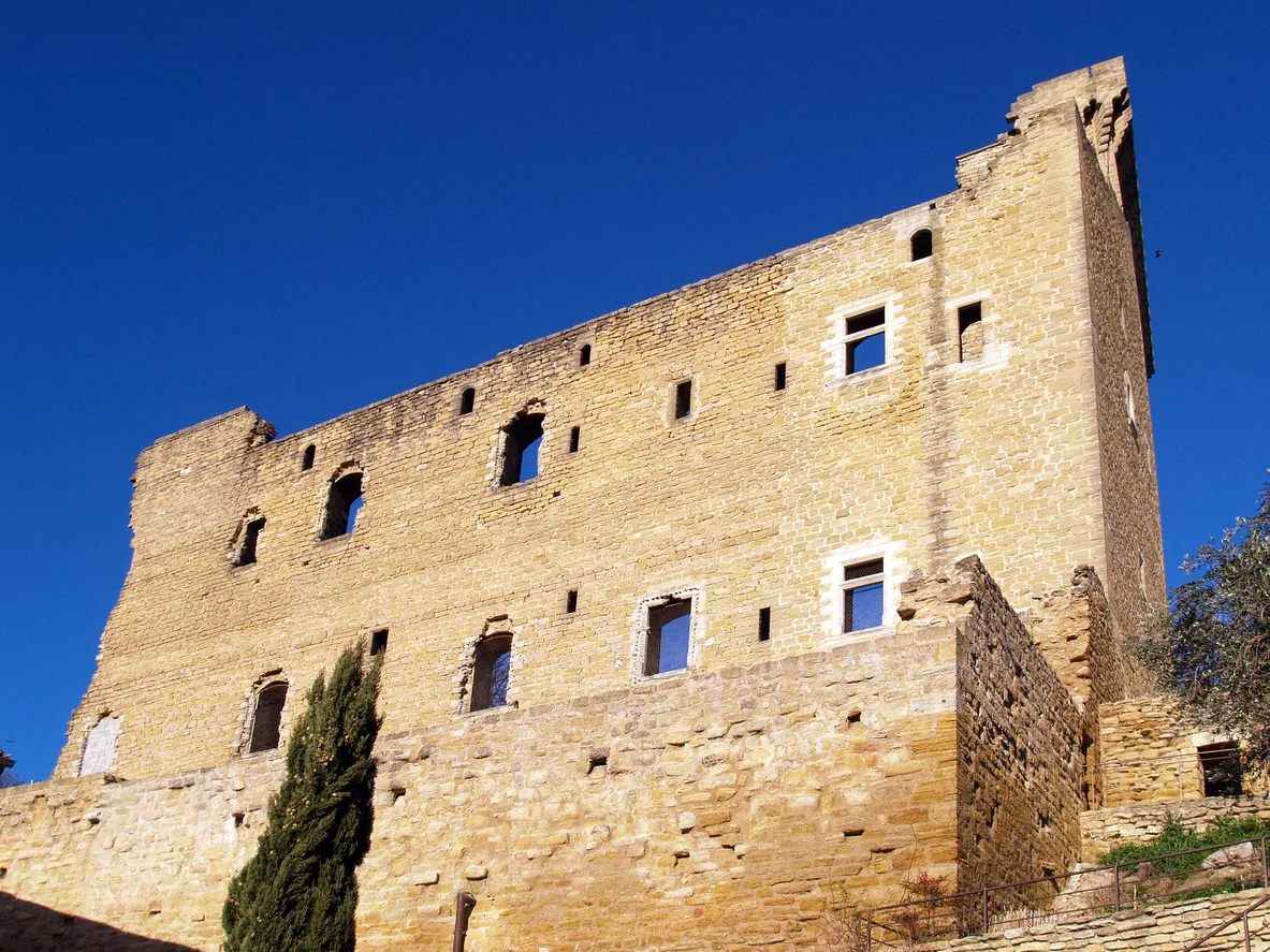 Le château de Châteauneuf-du-Pape, dans le Vaucluse © iStock / Bunyos