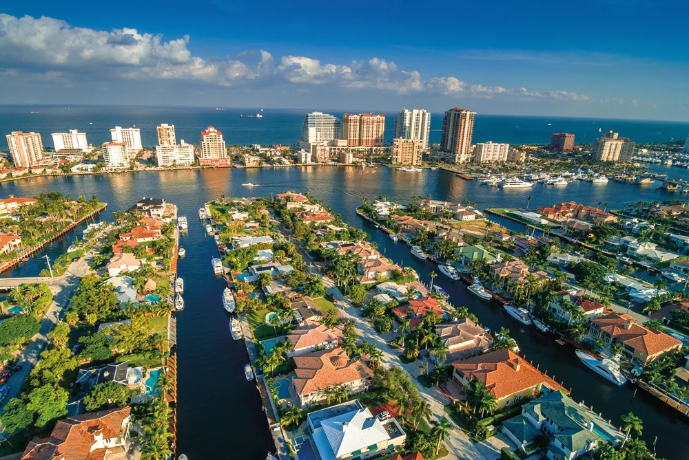 Les canaux de Fort Lauderdale. | © iStockphoto.com/THEPALMER