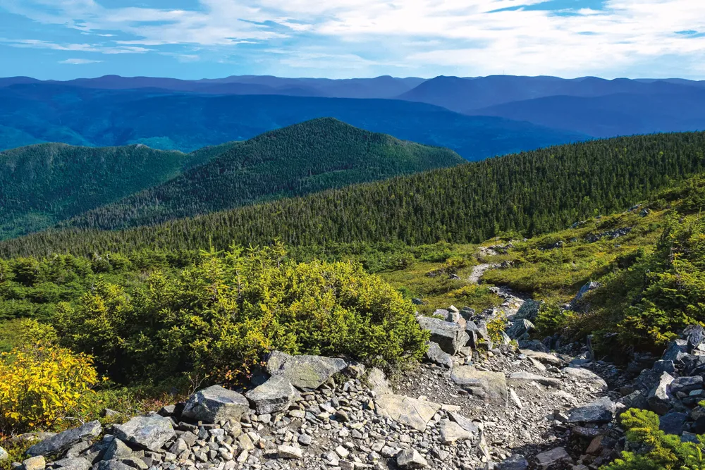 Au mont Albert sur le Sentier international des Appalaches. 
©iStockphoto.com/GenDeschenes