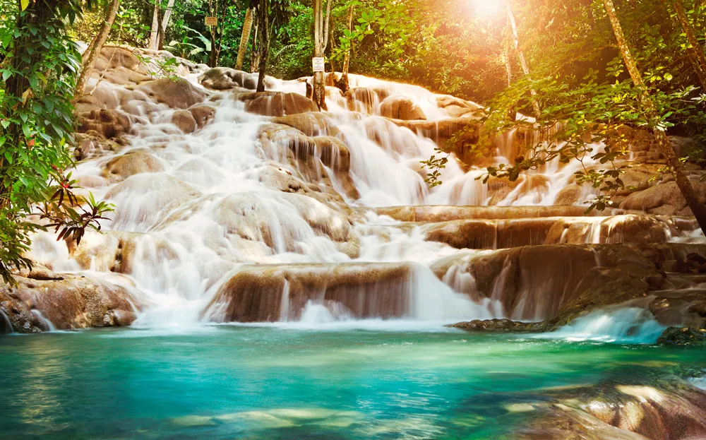 Dunn’s River Falls, Ocho Rios, Jamaïque | © narvikk