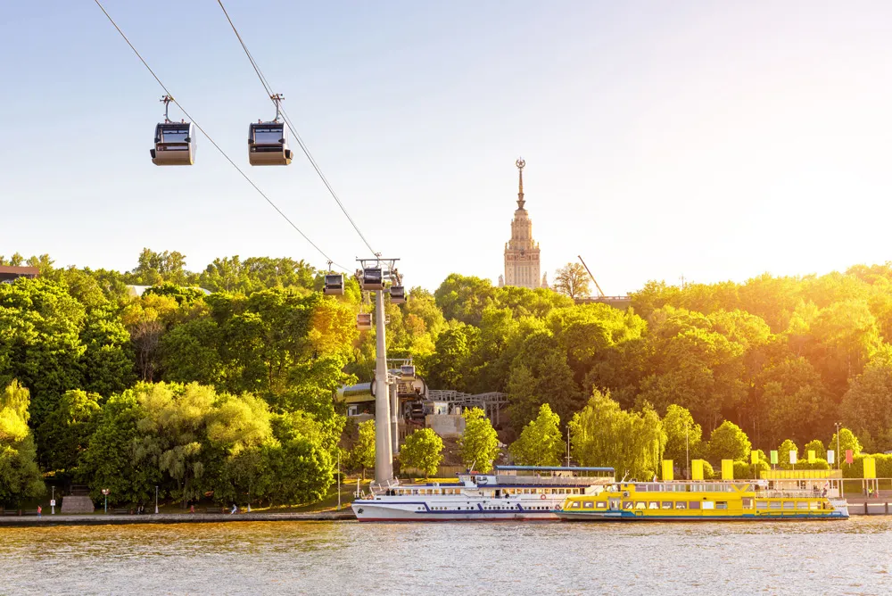 Téléphérique de Loujniki, Moscou, Russie | © scaliger
